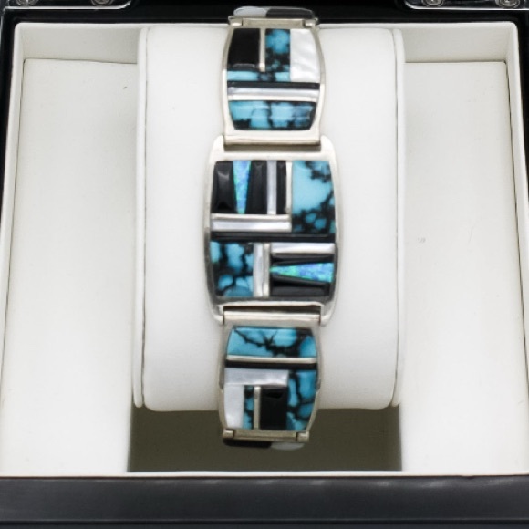 Other - Don Lucas Silver Inlay Bracelet